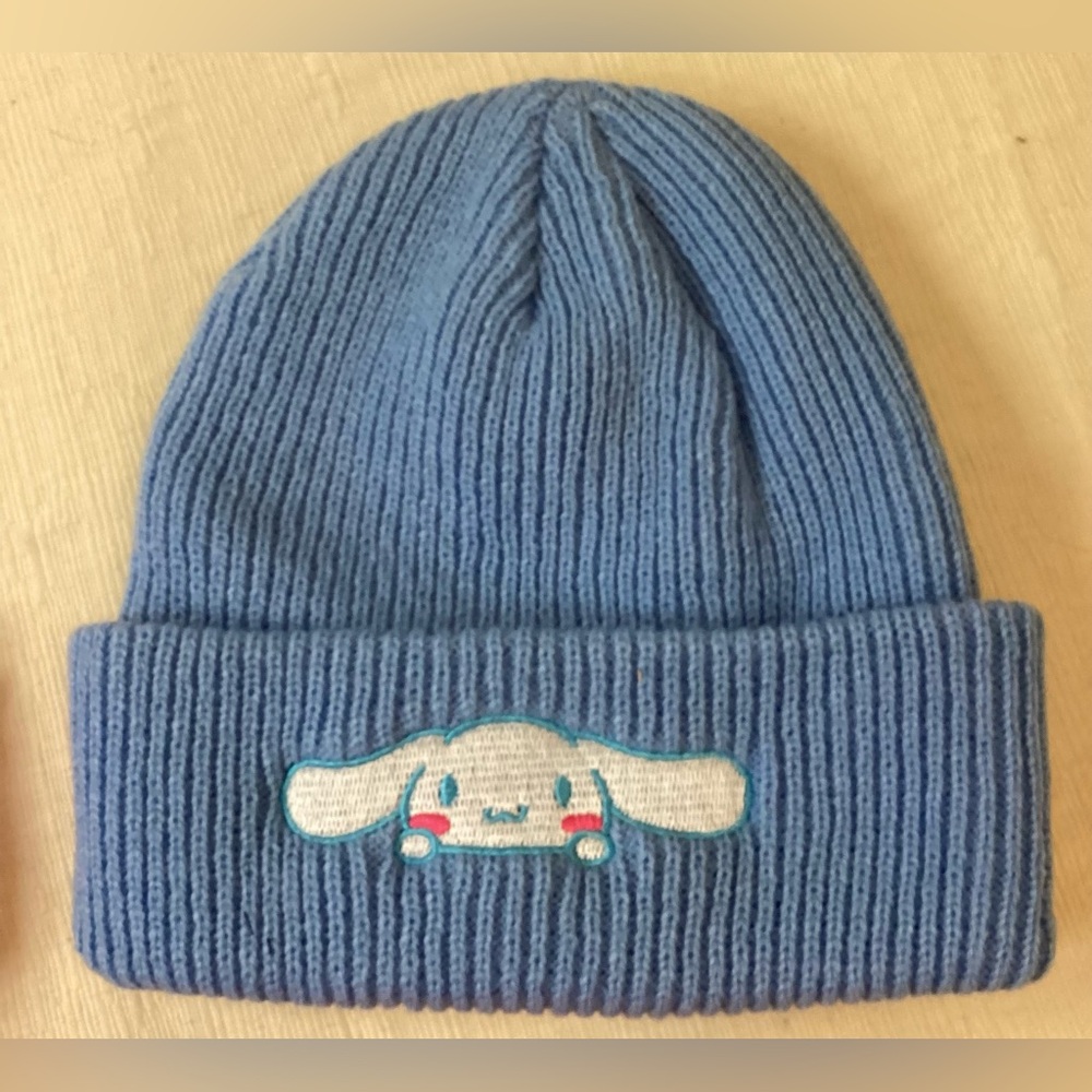 Sanrio Beanie Hats - Light Pink, Blue, Black, Rose pink - Picture 4 of 6